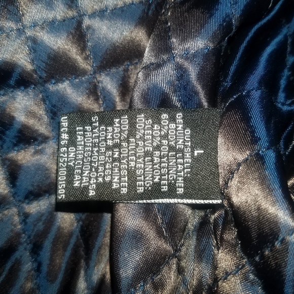 Men's Leather Jacket - New without Tags - Picture 6 of 12